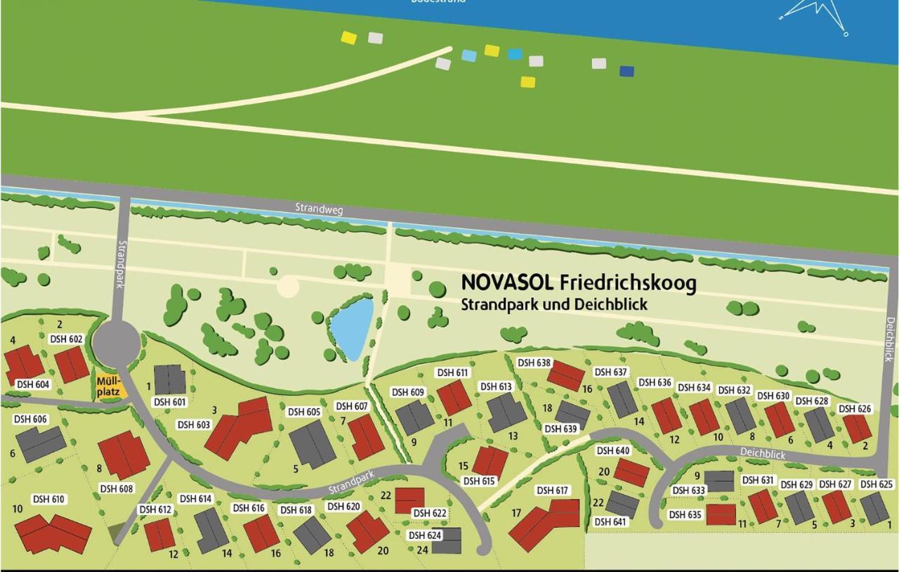 Friedrichskoog-Deichblick 5 Vila Exterior foto
